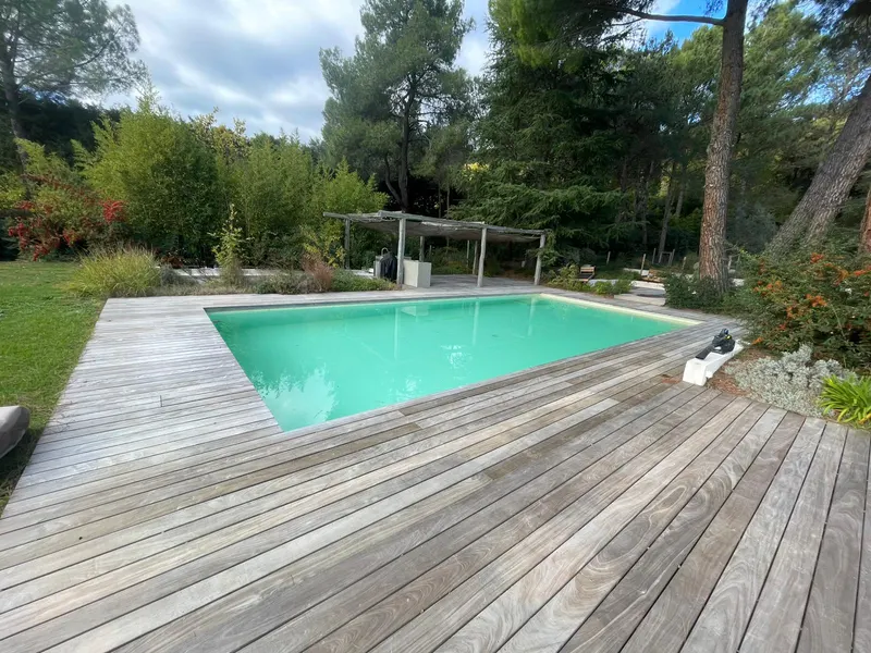 Rénovation terrasse piscine - Avant